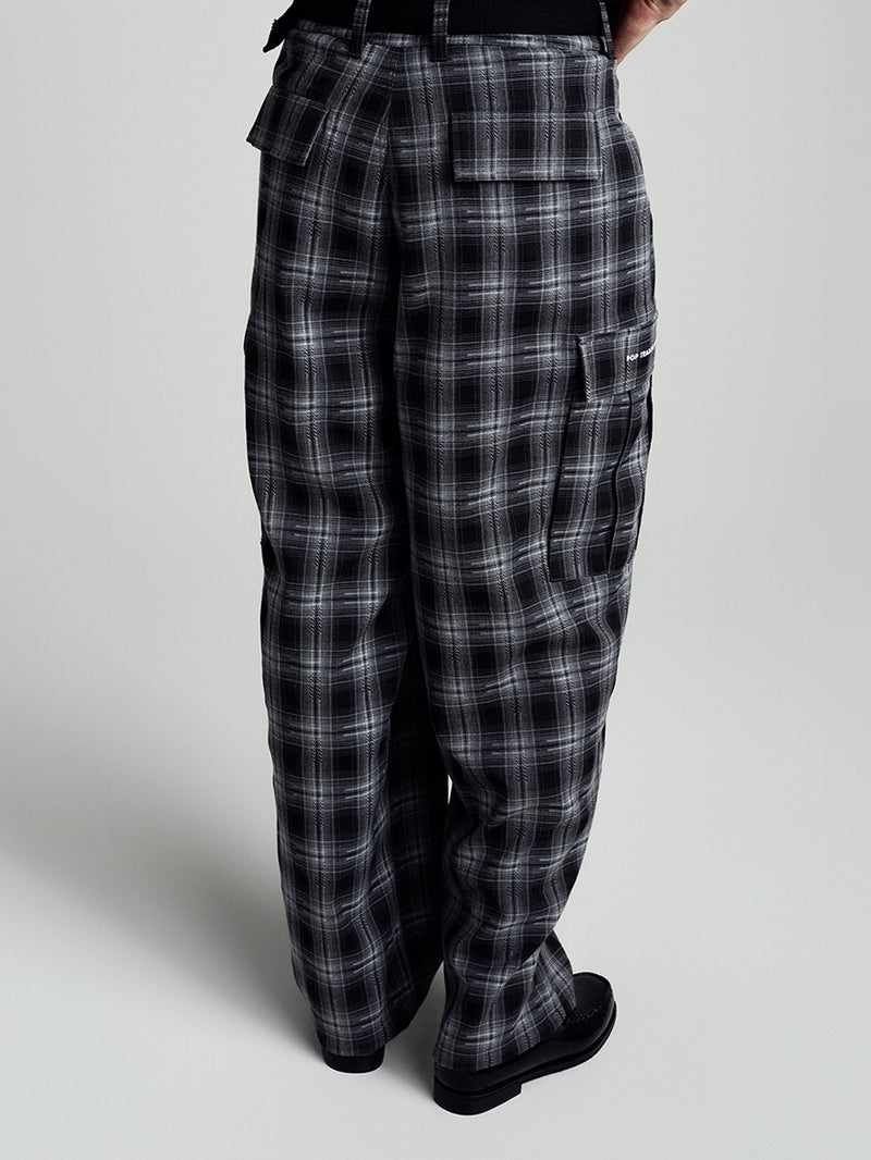 Checked Cargo Pants Checked