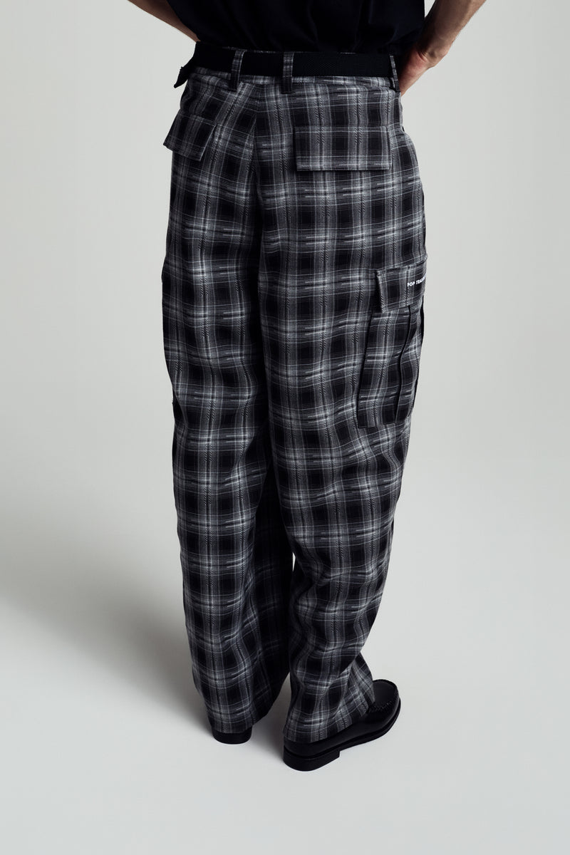 Pop Checked Cargo Pants Checked