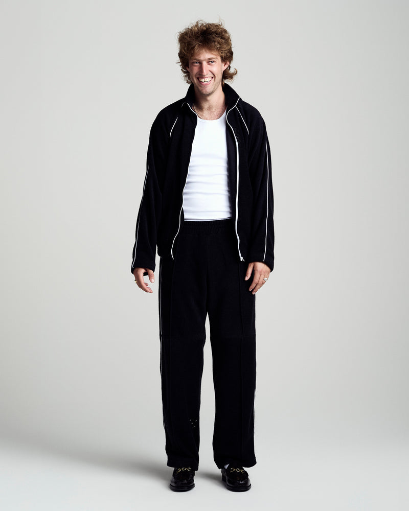 Terry Cub Track Top Black