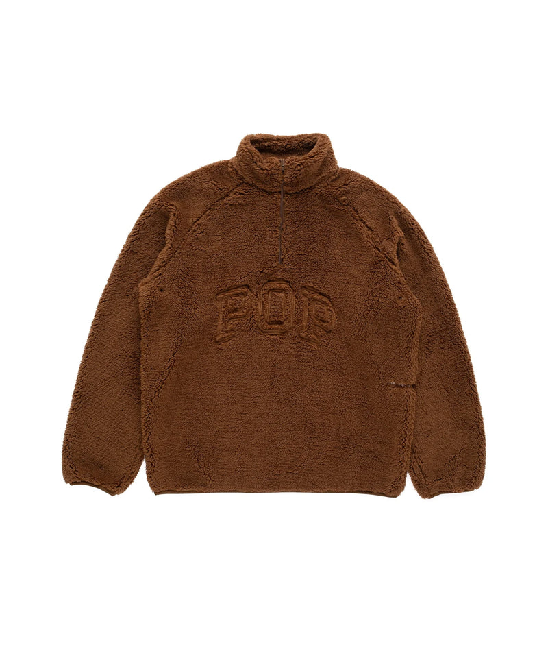 Pop Halfzip Polar Fleece Sweat Bison