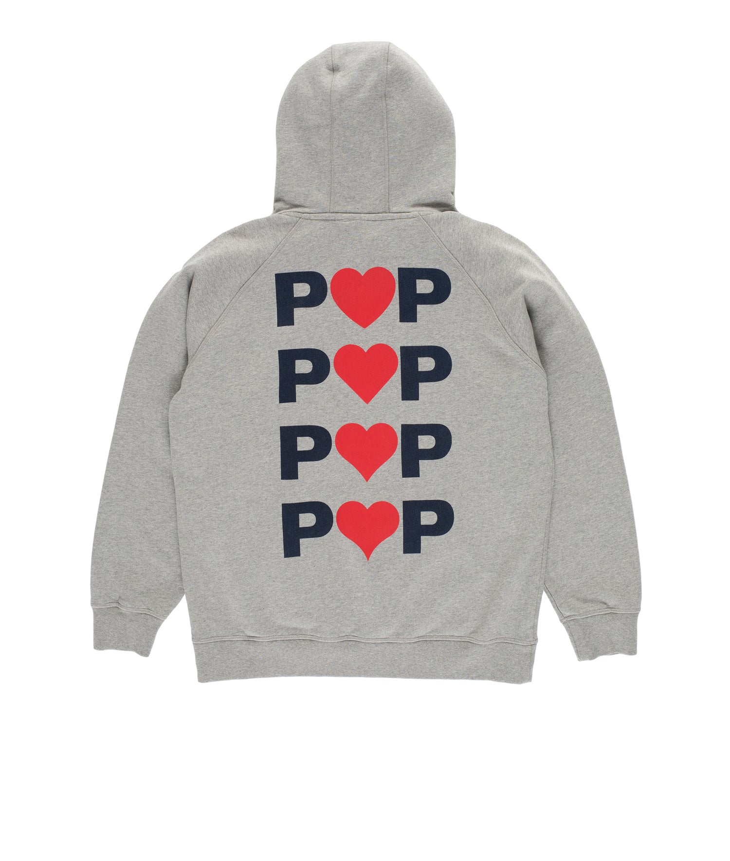 Hearts Hooded Sweat Heather Grey