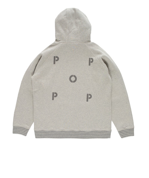 Featured Product Image Of Pop Logo Hooded Sweat Heather Off White
