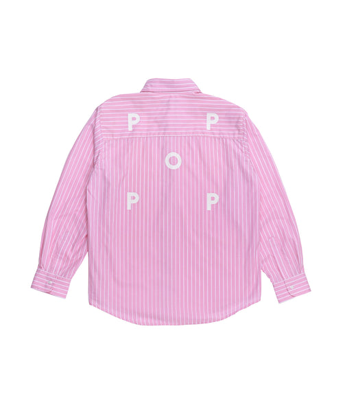 Featured Product Image Of Pop Logo Striped Shirt Pink