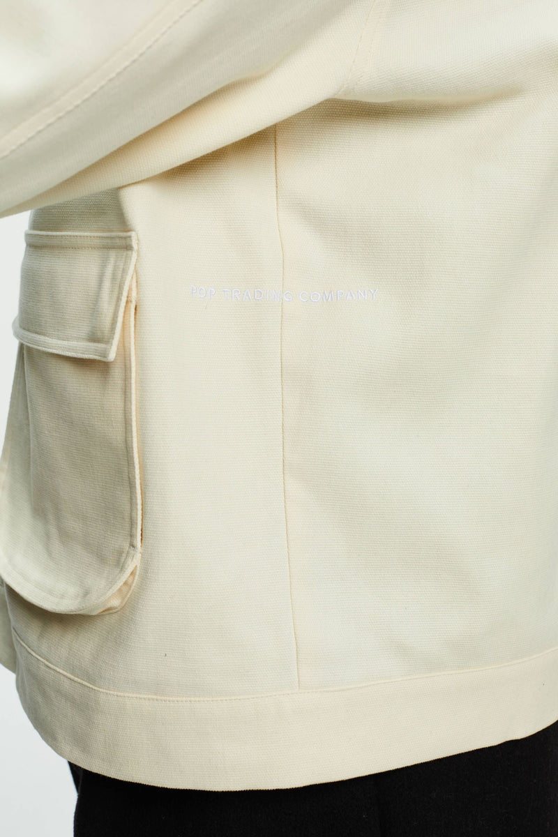 Pop Rop Full Zip Jacket Off White