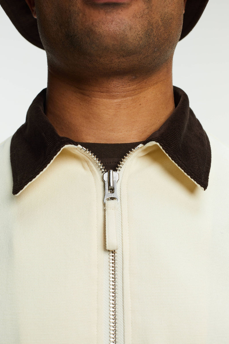 Pop Rop Full Zip Jacket Off White
