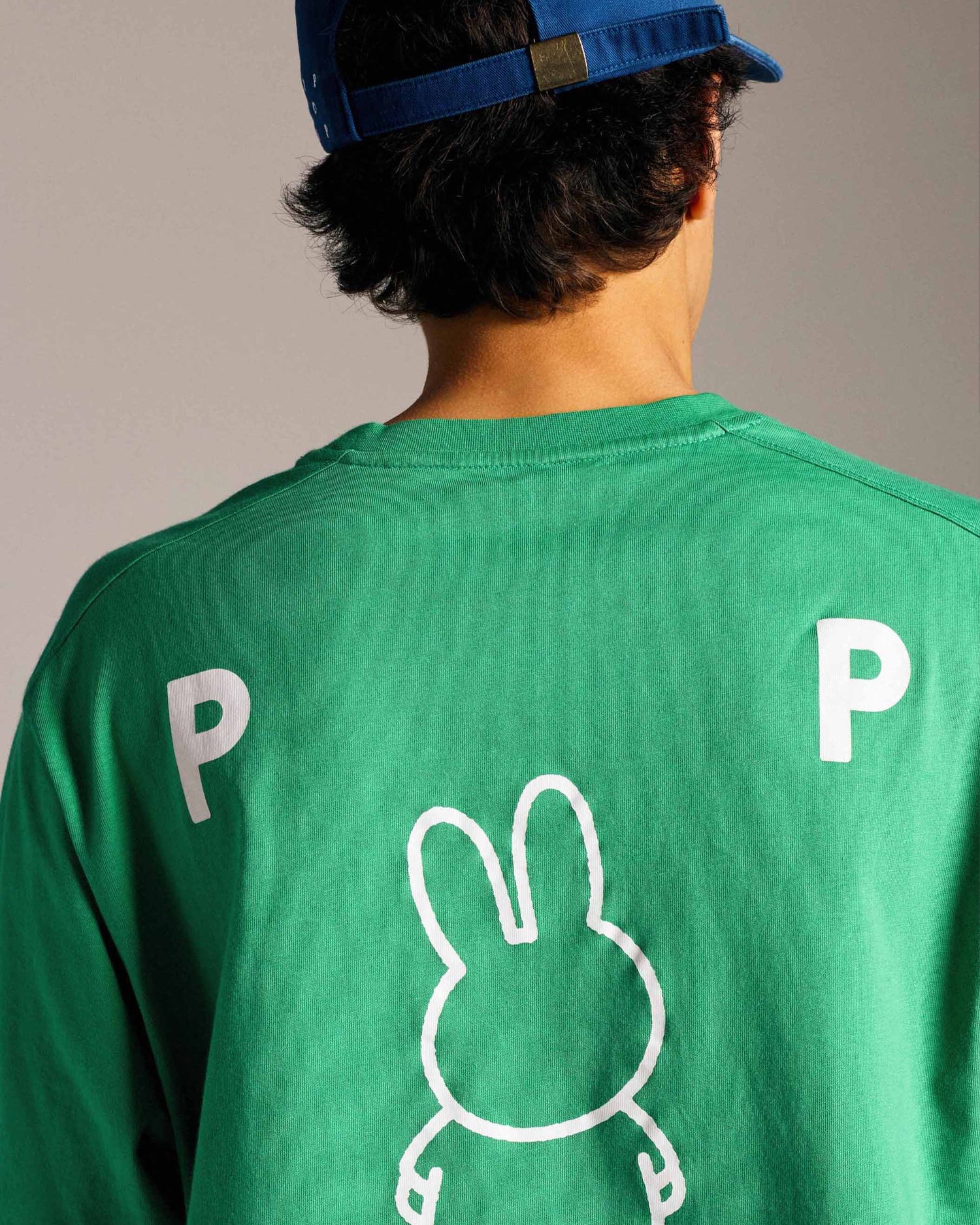Miffy & Pop FS BS Logo T-Shirt Green