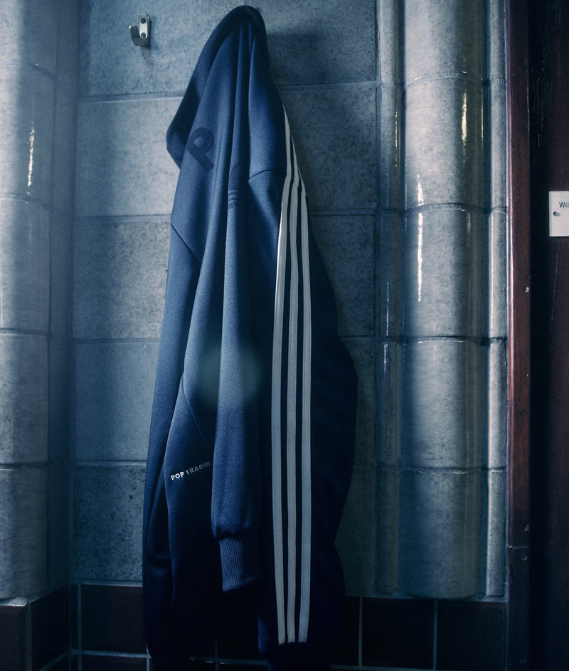 Pop & Adidas Beckenbauer Track Top Navy/White
