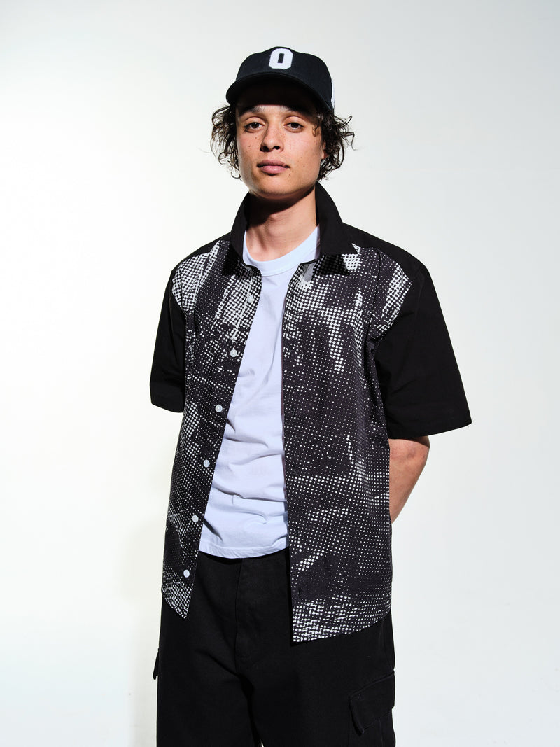 Pop Chima Shortsleeve Shirt Black/White
