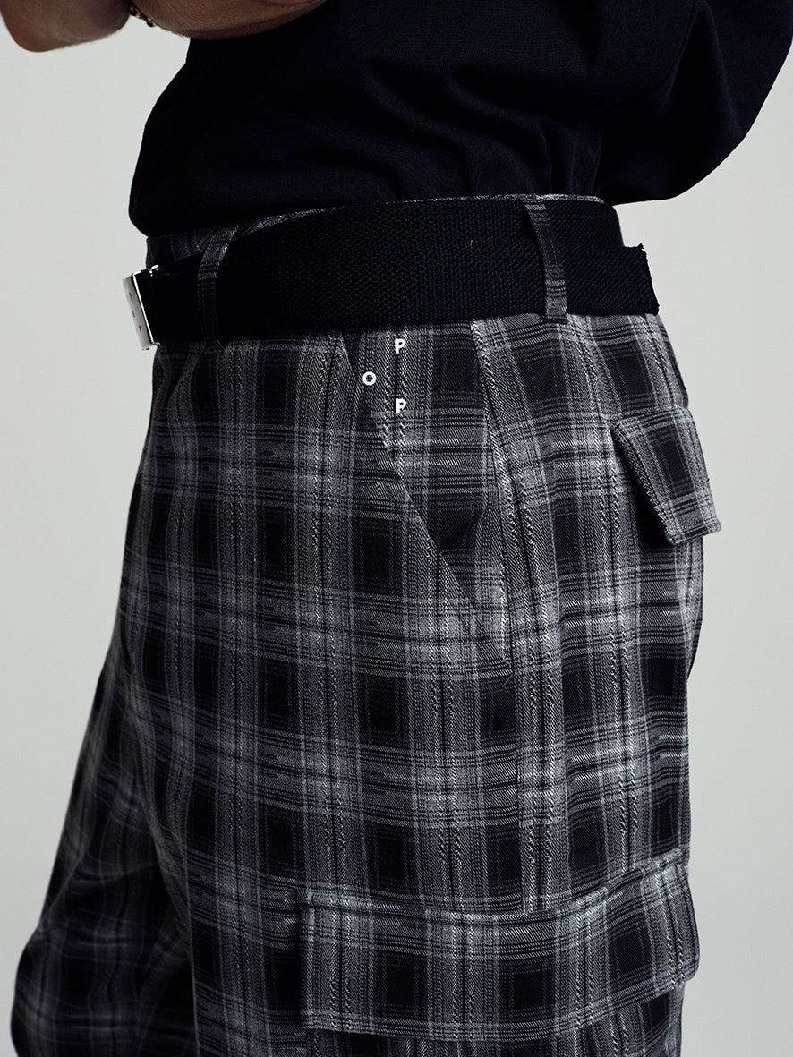 Checked Cargo Pants Checked