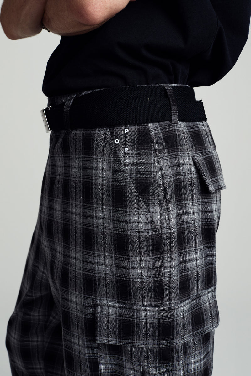 Pop Checked Cargo Pants Checked