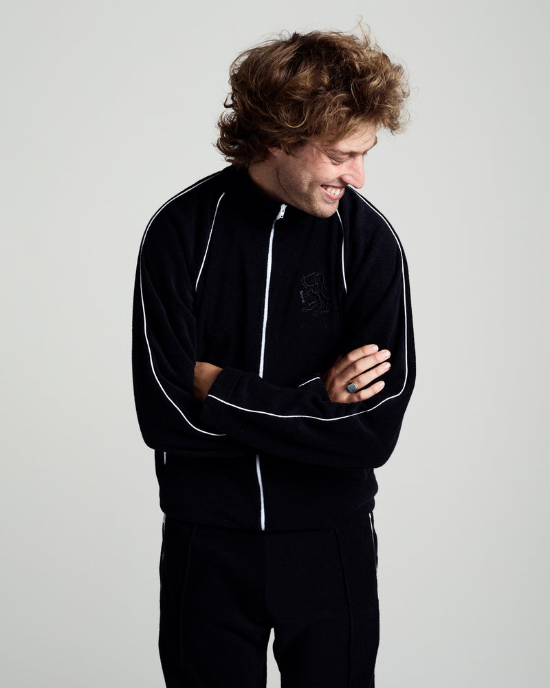 Terry Cub Track Top Black