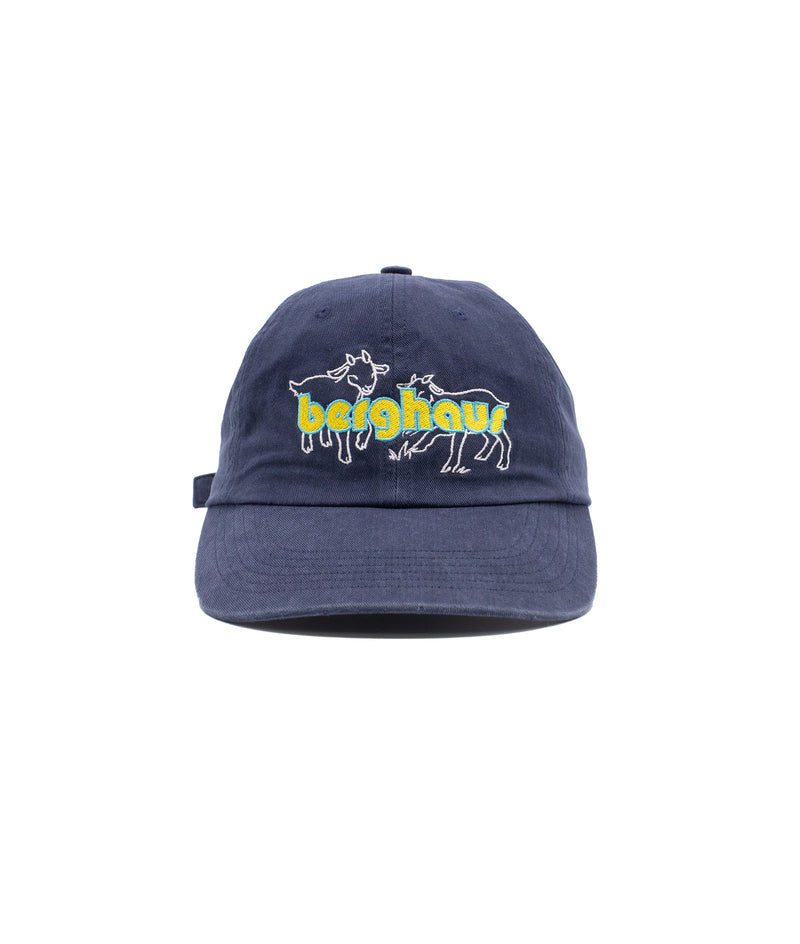 Pop & Berghaus Berggoat Sixpanel Hat Navy