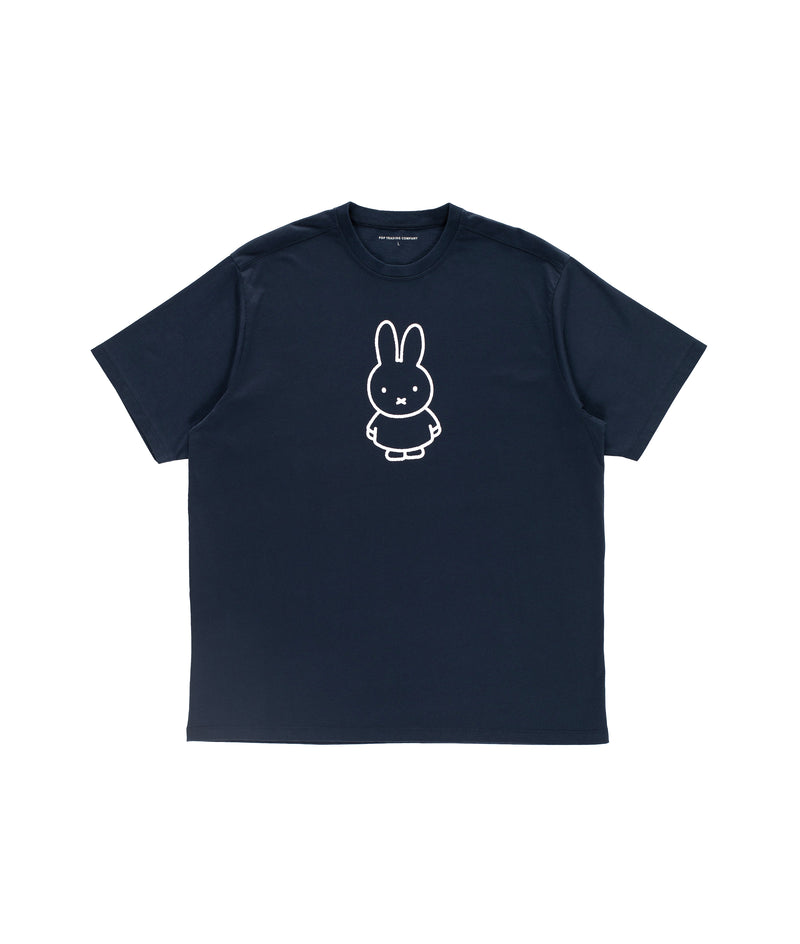 Miffy & Pop FS BS Logo T-Shirt Navy