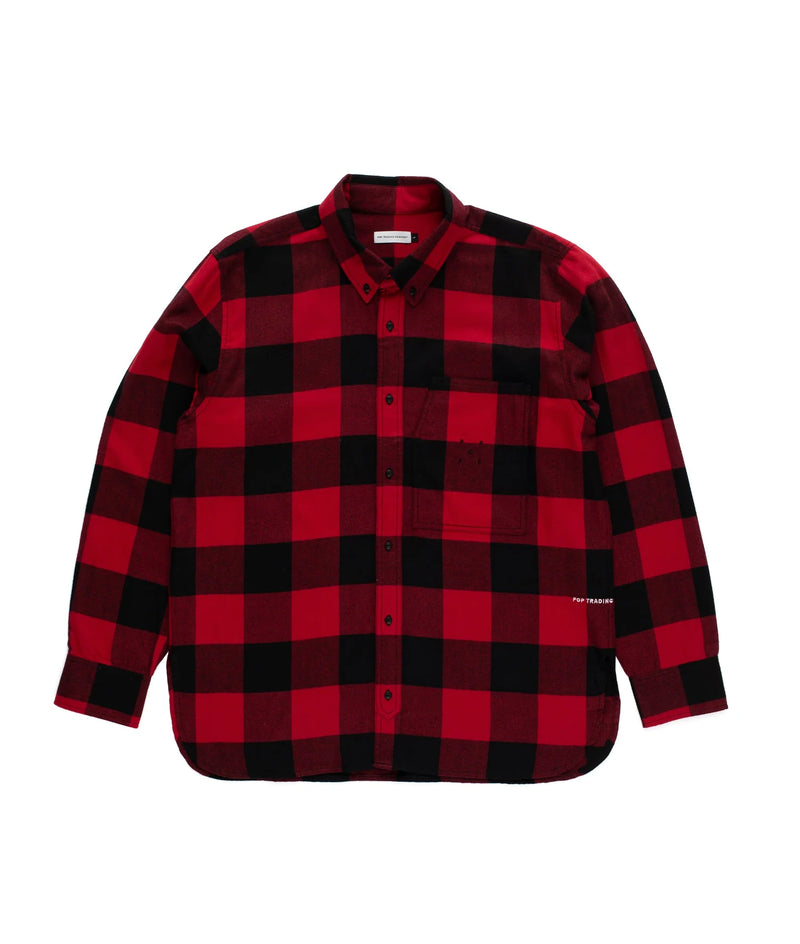 Pop Checked BD Shirt Black/Red