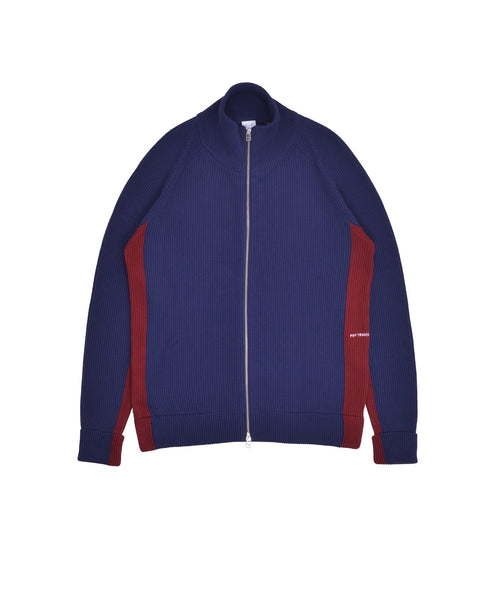 Featured Product Image Of Pop Full Zip Cardigan Sodalite Blue/Fired Brick