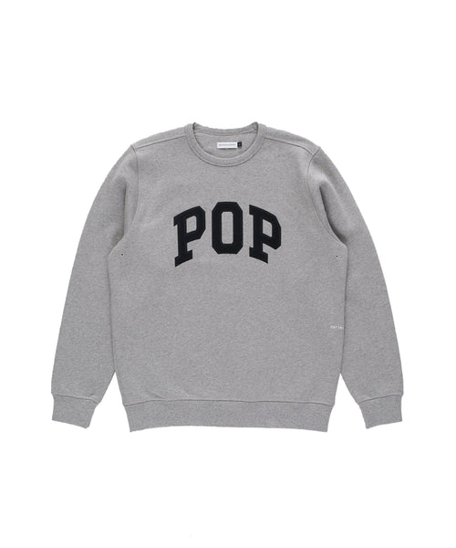 Featured Product Image Of Pop Arch Crewneck Sweat Heather Grey