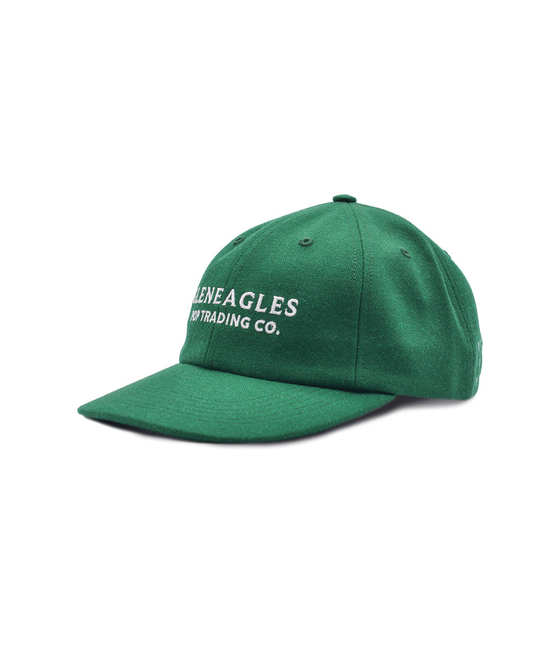 Pop & Gleneagles Wool Sixpanel Hat Dark Green