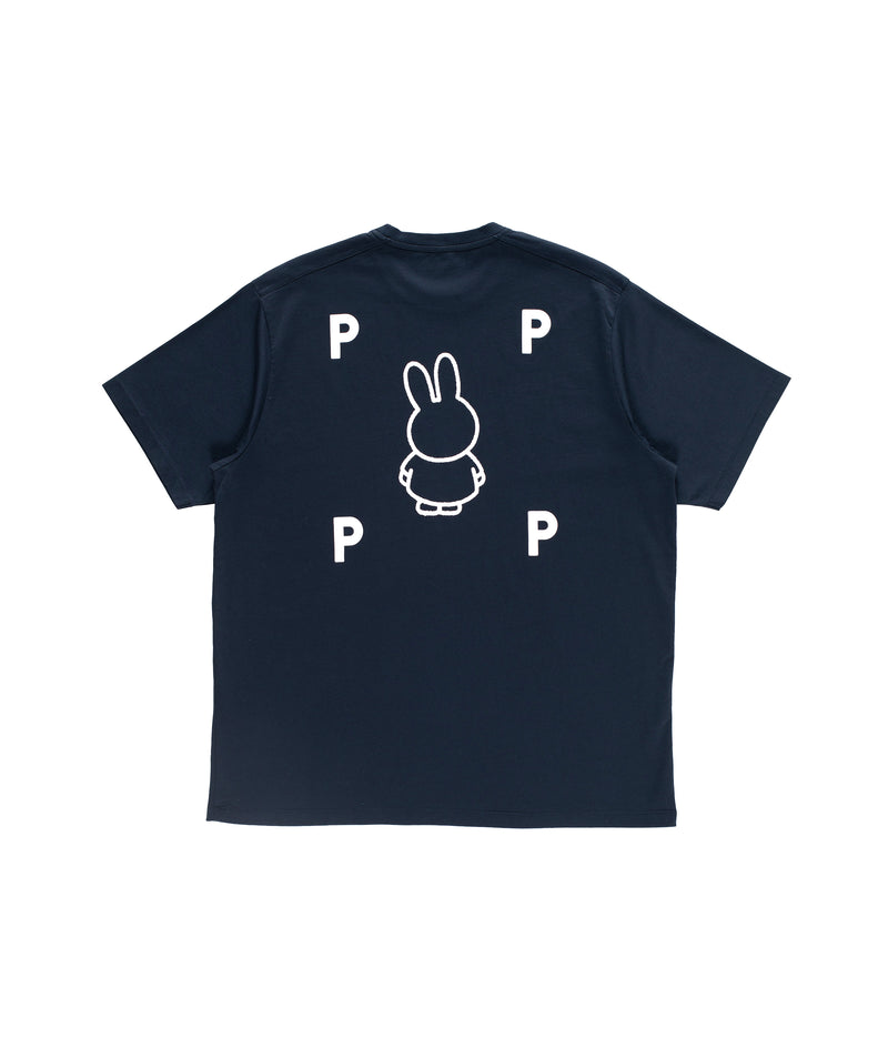 Miffy & Pop FS BS Logo T-Shirt Navy