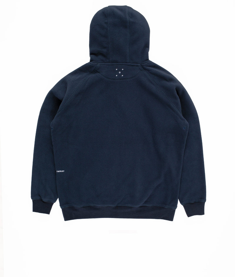 Pop Arch Hooded Sweat Navy