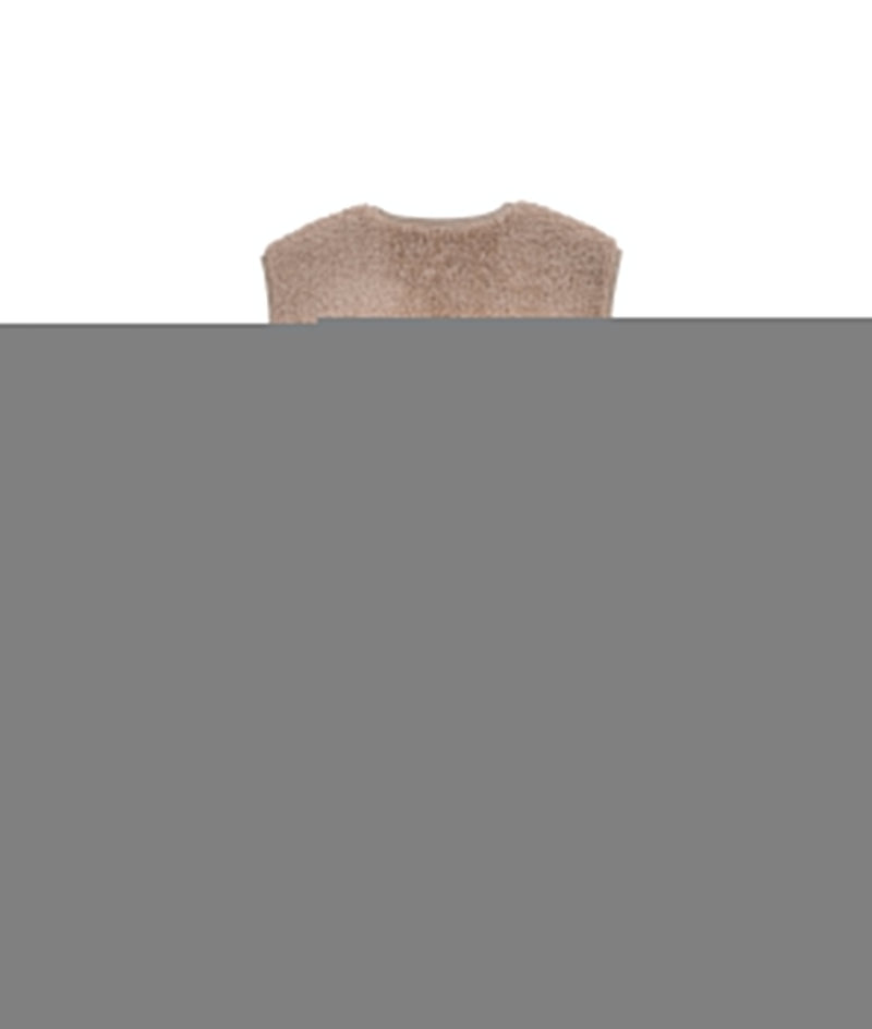 Pop Harold Reversible Vest White Pepper