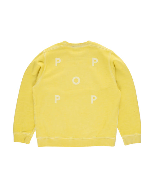 Featured Product Image Of Pop Logo Crewneck Sweat Lemon Grass