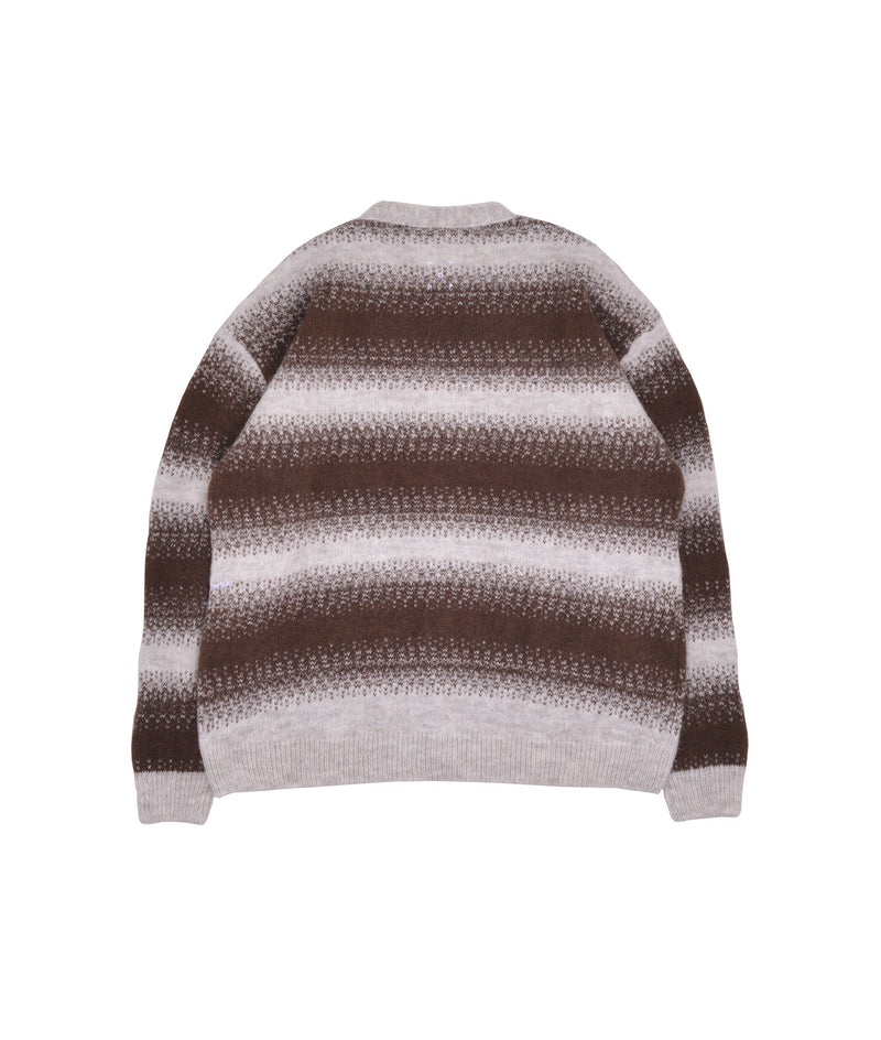 Pop Striped Knitted Cardigan Delicioso/Cress Green