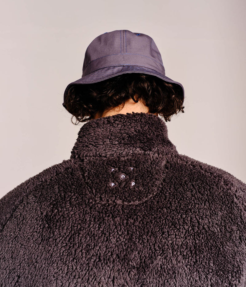 Pop Arch Halfzip Fleece Sweat Charcoal