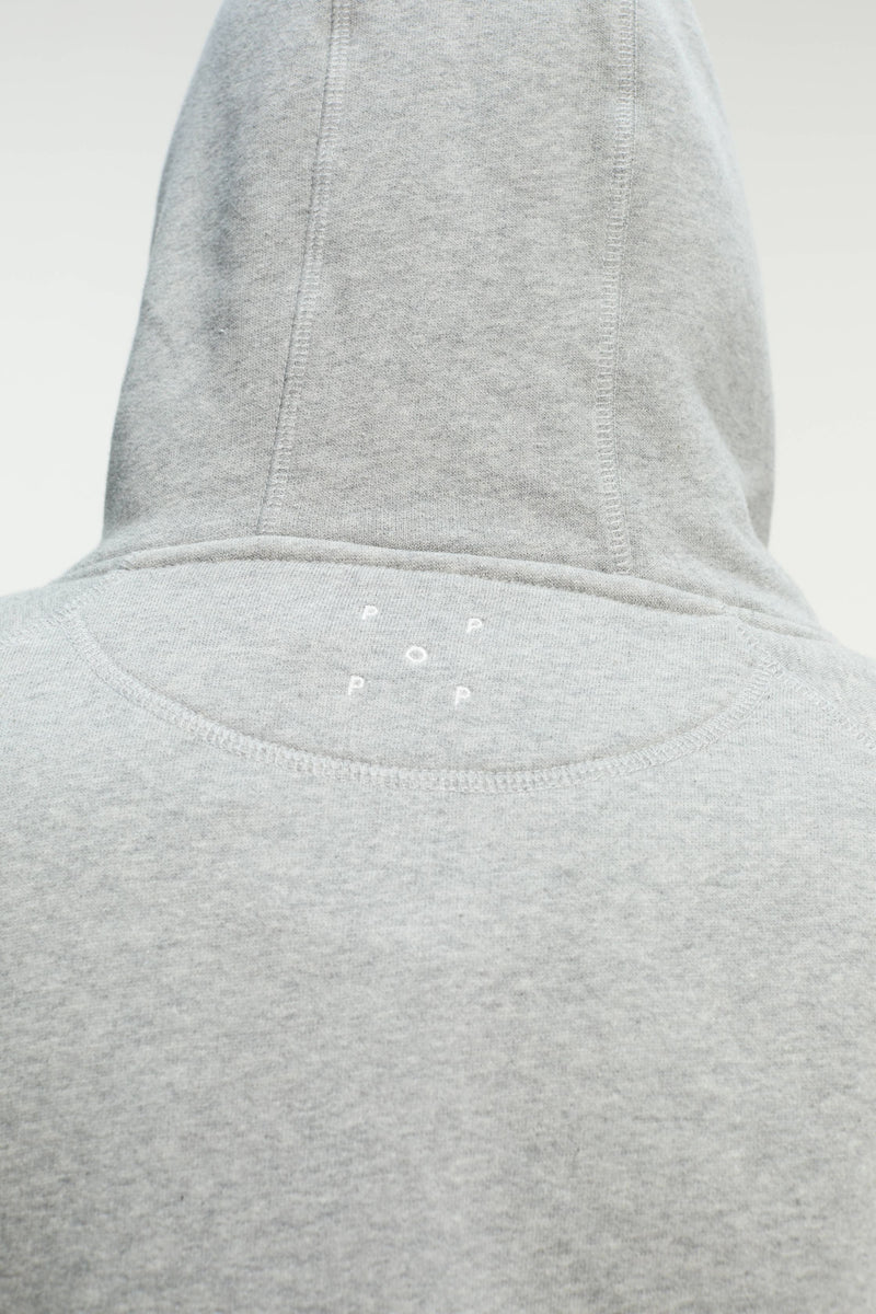 Pop Arch Hooded Sweat Light Heather Grey