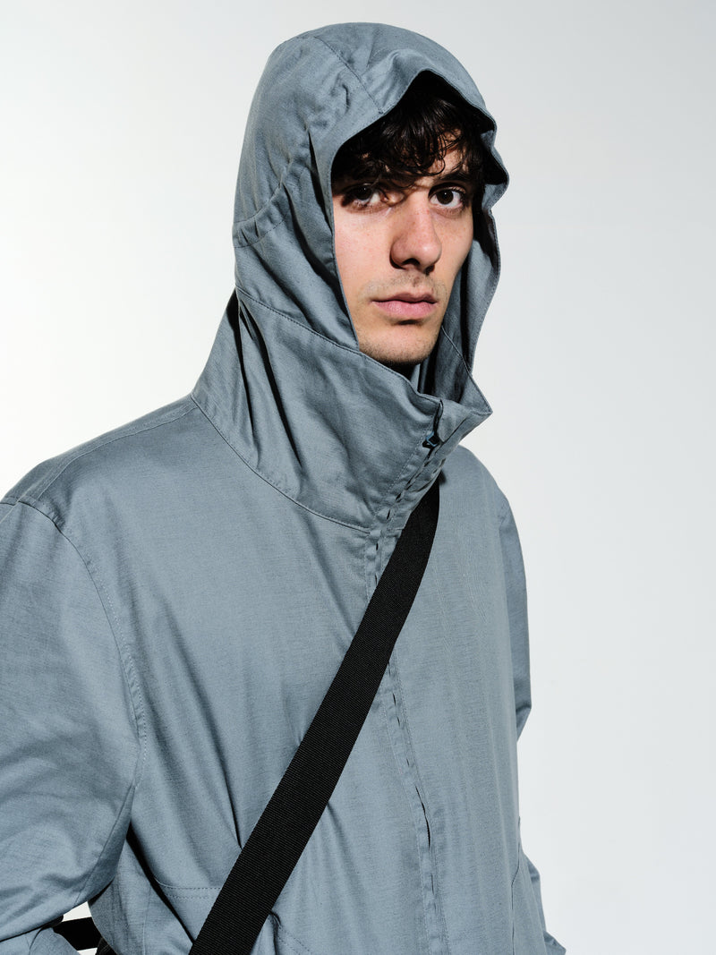 Pop Hooded Simple Jacket Stormy Sea