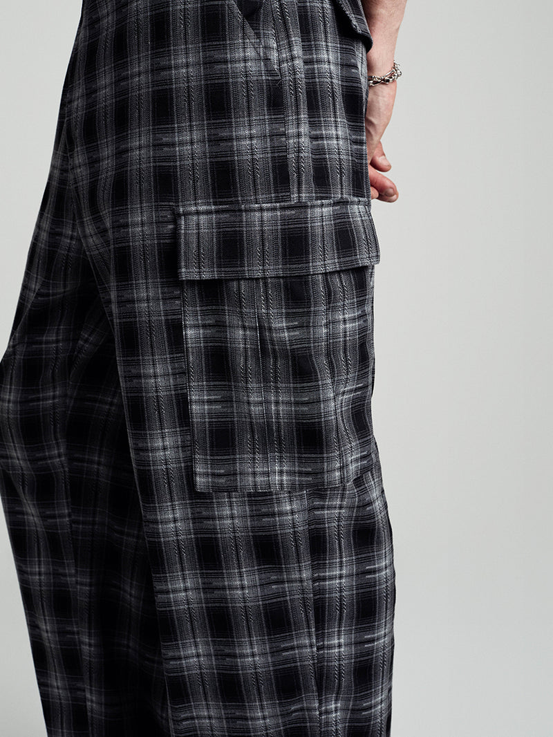 Checked Cargo Pants Checked