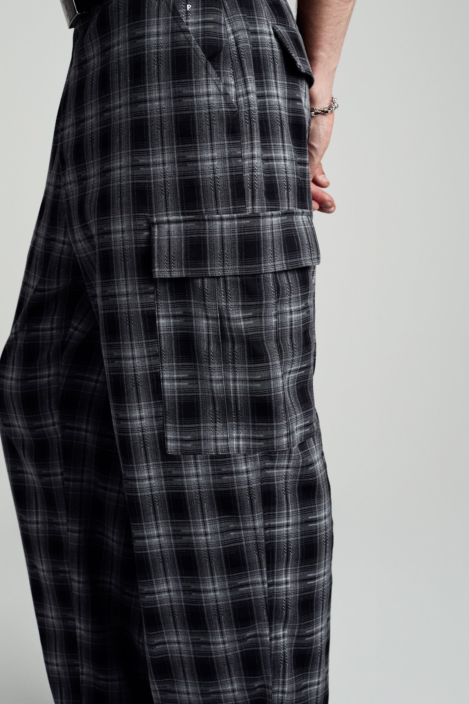 Pop Checked Cargo Pants Checked