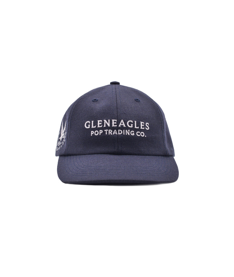 Pop & Gleneagles Wool Sixpanel Hat Navy