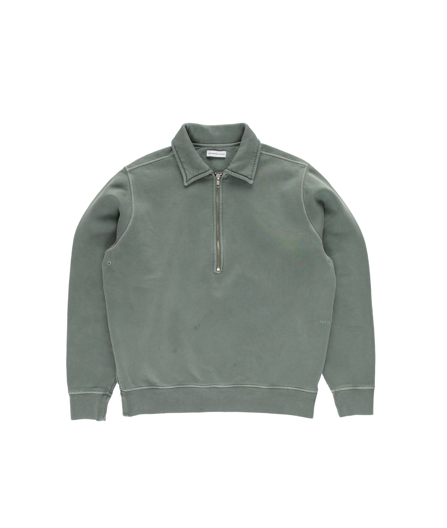 Halfzip Sweat Agave Green