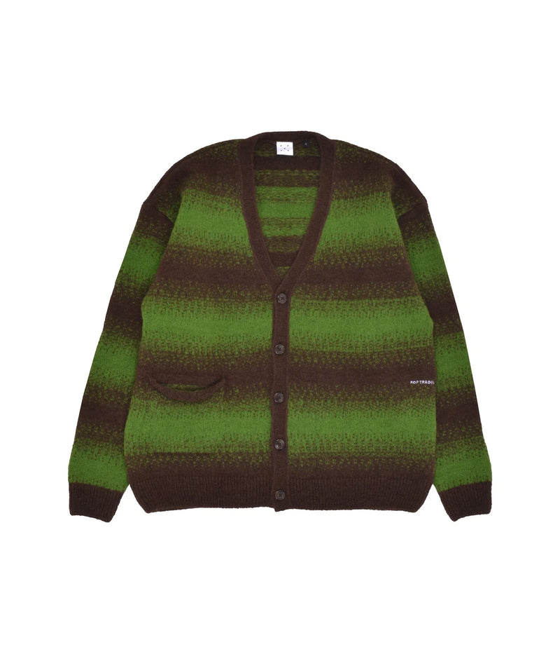 Pop Striped Knitted Cardigan Delicioso/Foliage