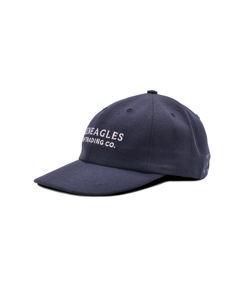 Pop & Gleneagles Wool Sixpanel Hat Navy