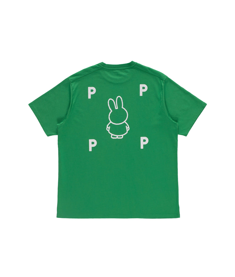 Miffy & Pop FS BS Logo T-Shirt Green