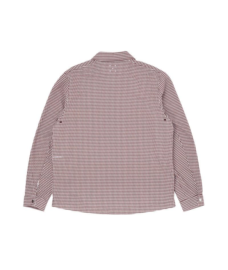 Pop Big Pocket Overshirt Rain Drum/White Pepper