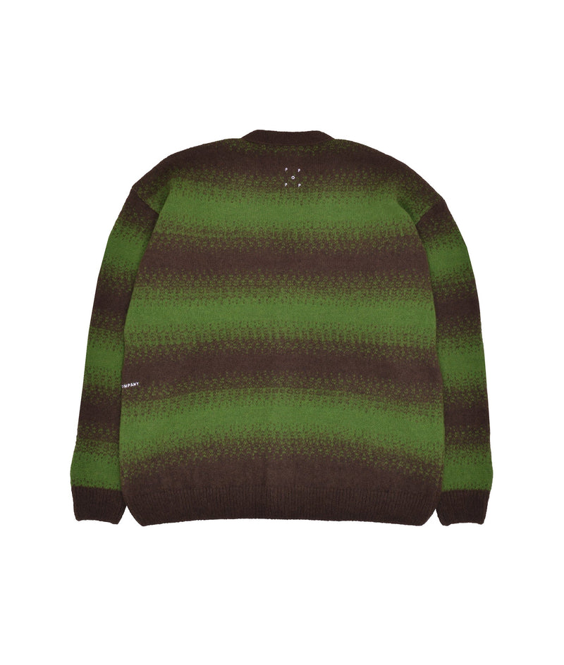 Pop Striped Knitted Cardigan Delicioso/Foliage