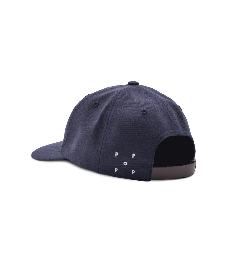 Pop & Gleneagles Wool Sixpanel Hat Navy