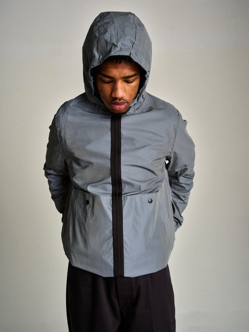 Pop Reversible Tech Jacket Anthracite/Reflective