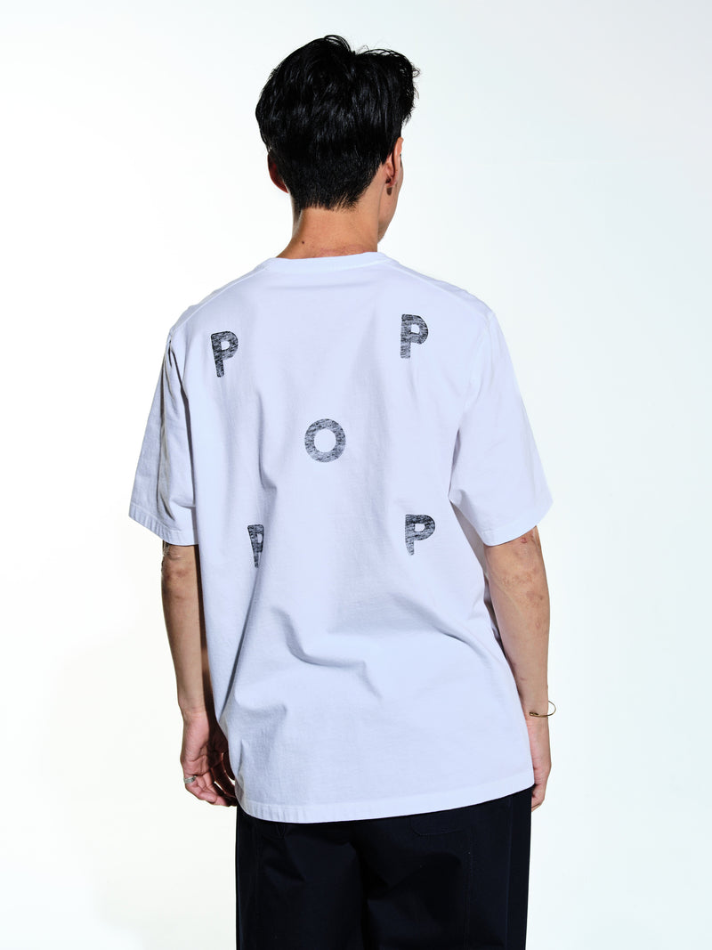 Pop Inside Logo T-Shirt White
