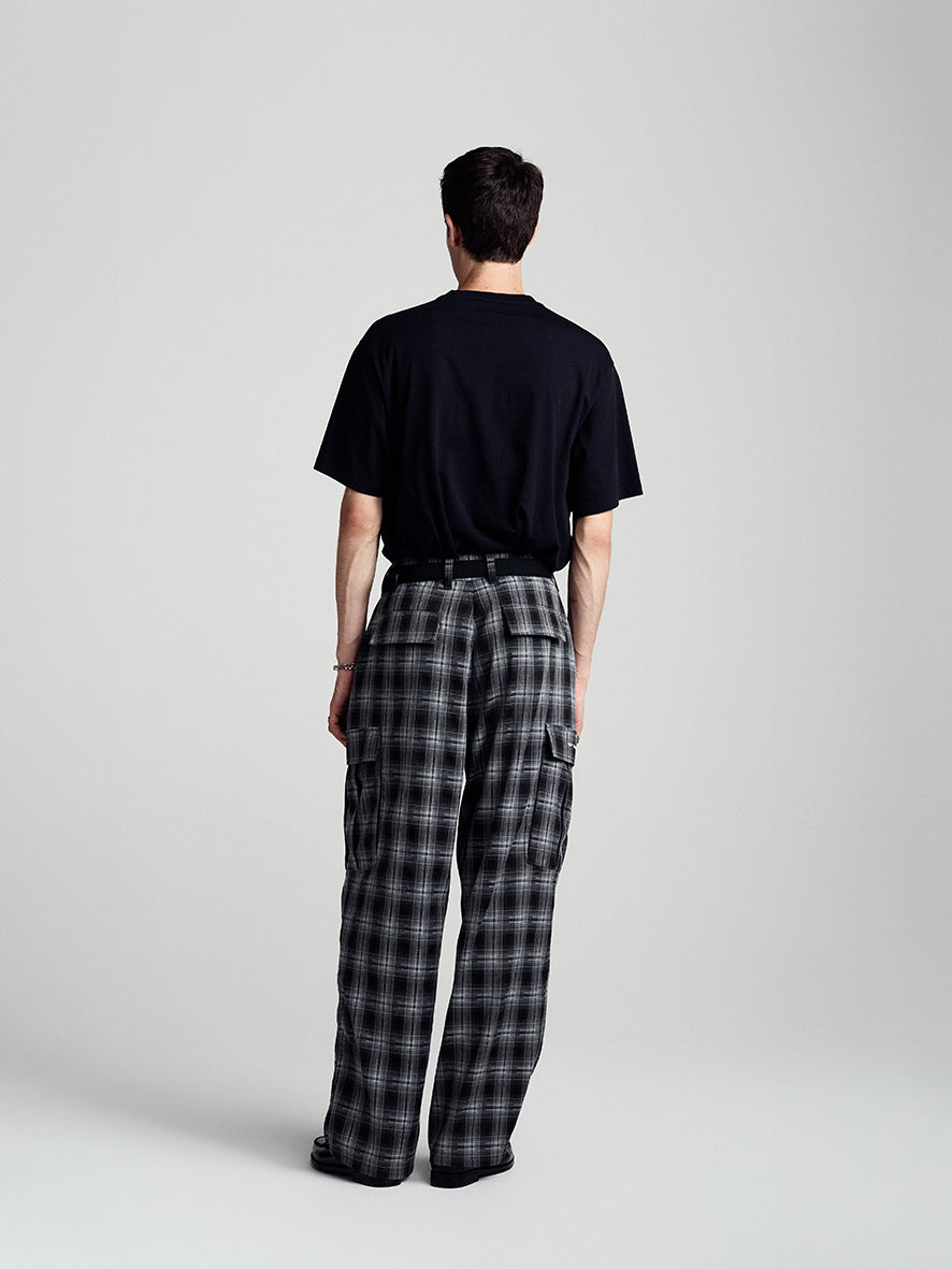 Checked Cargo Pants Checked