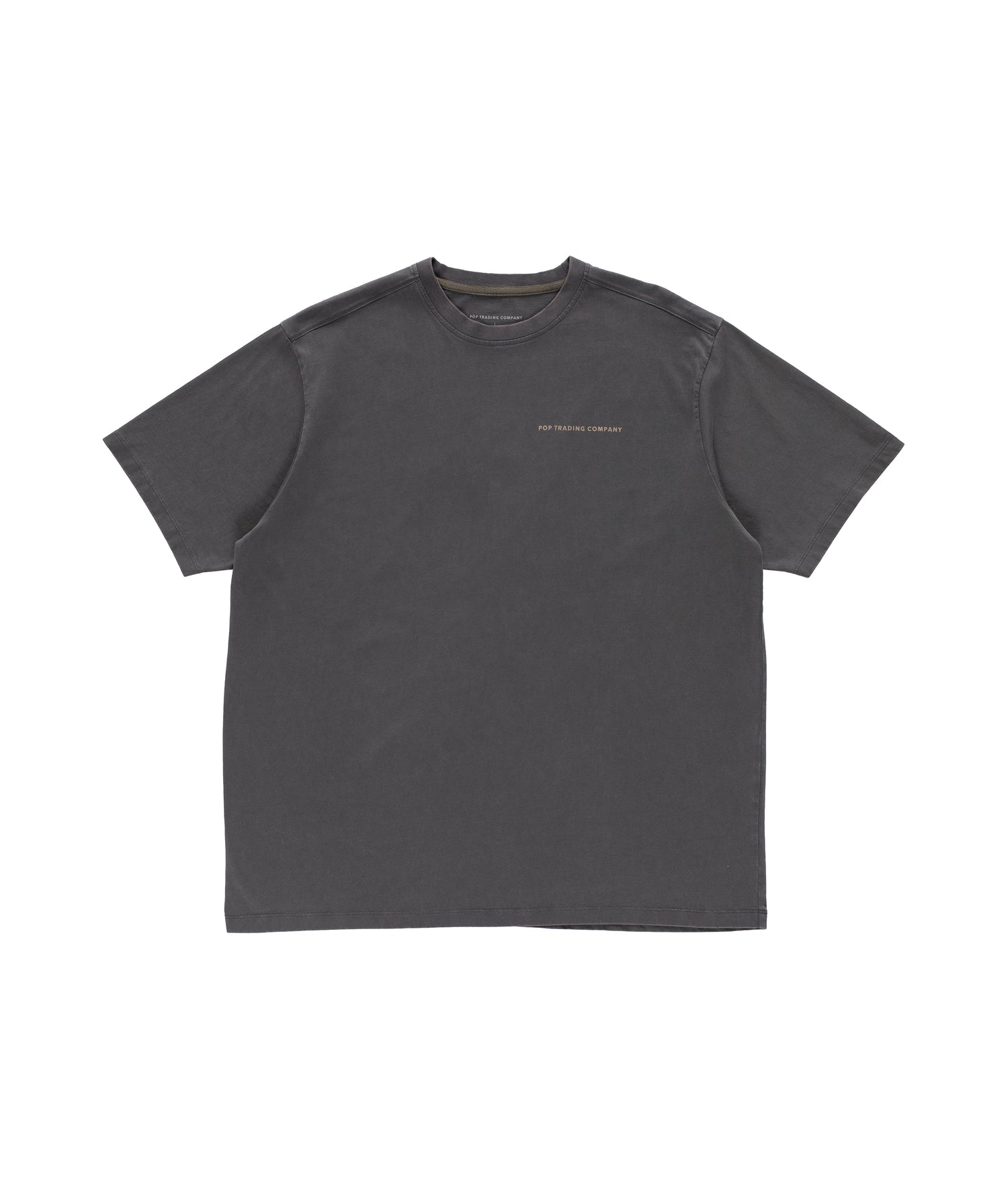 Pop Logo T-Shirt Washed Charcoal/White Pepper