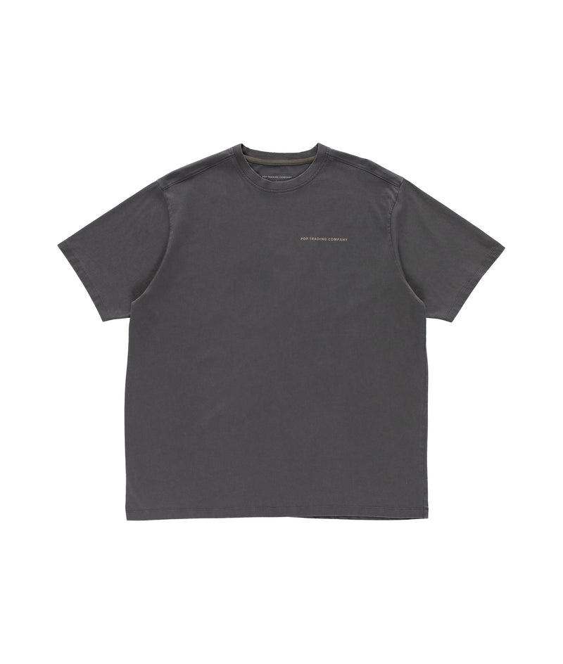 Pop Logo T-Shirt Washed Charcoal/White Pepper