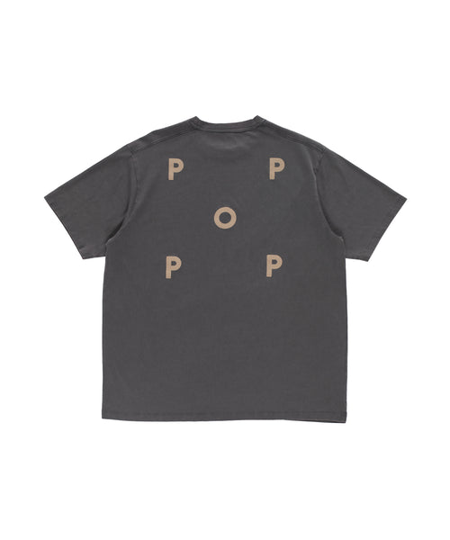 Featured Product Image Of Pop Logo T-Shirt Washed Charcoal/White Pepper