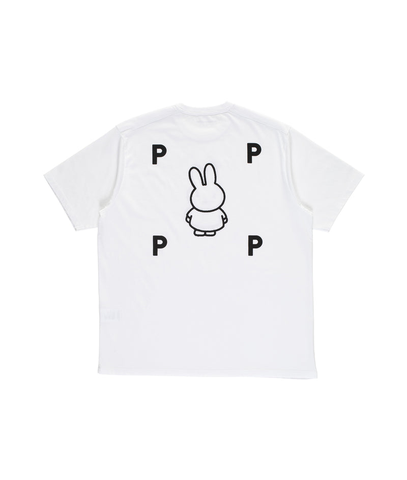 Miffy & Pop FS BS Logo T-Shirt White