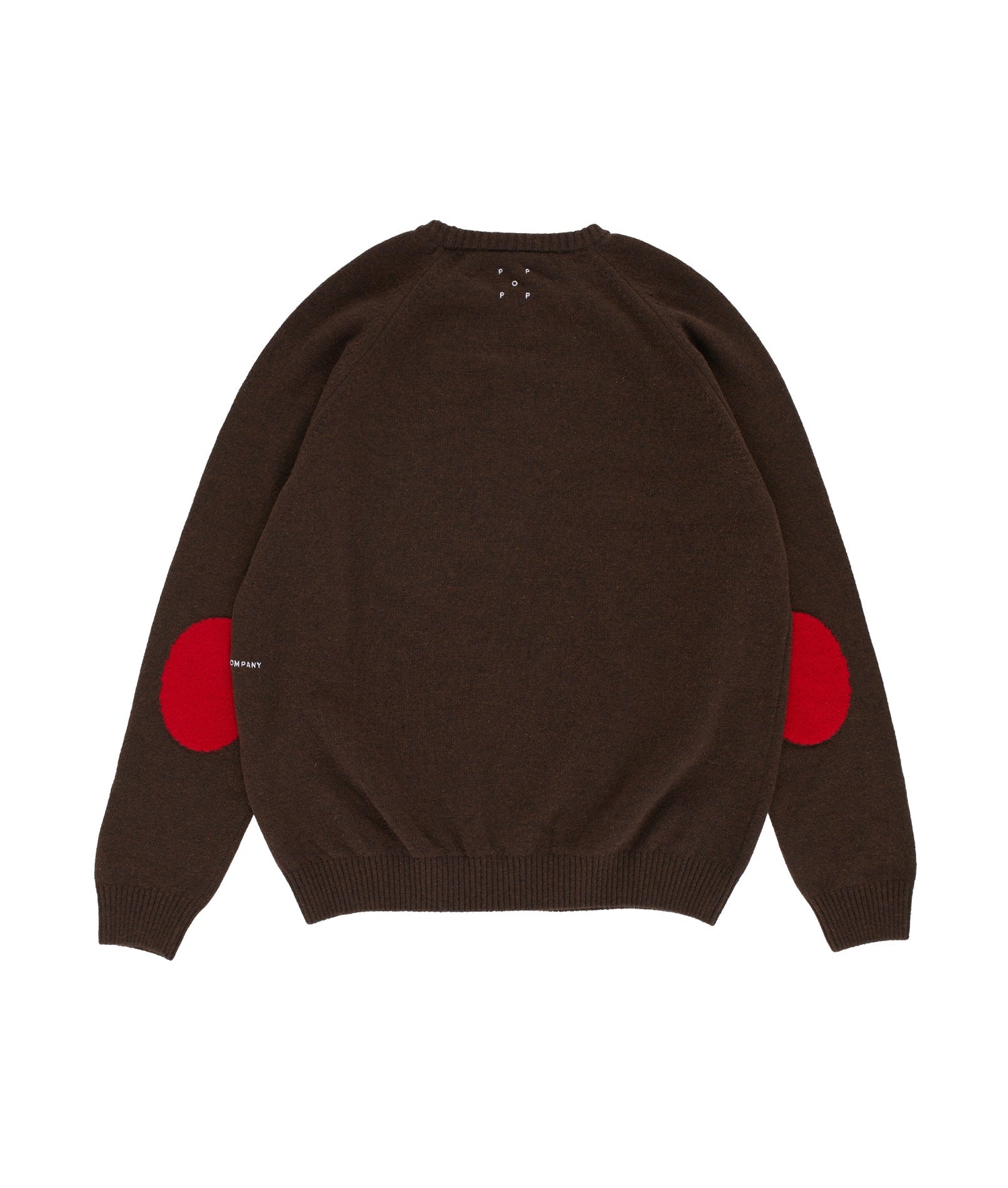 Pop Elbow Knitted Crewneck Delicioso/Goji Berry