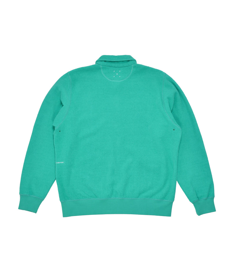 Pop Full Zip Sweat Peacock Green