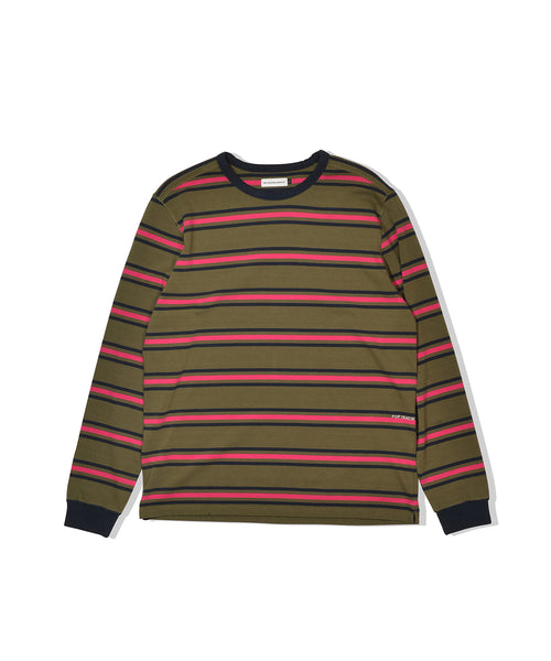Featured Product Image Of AW19 Harold Stripe Longsleeve Combat Pink