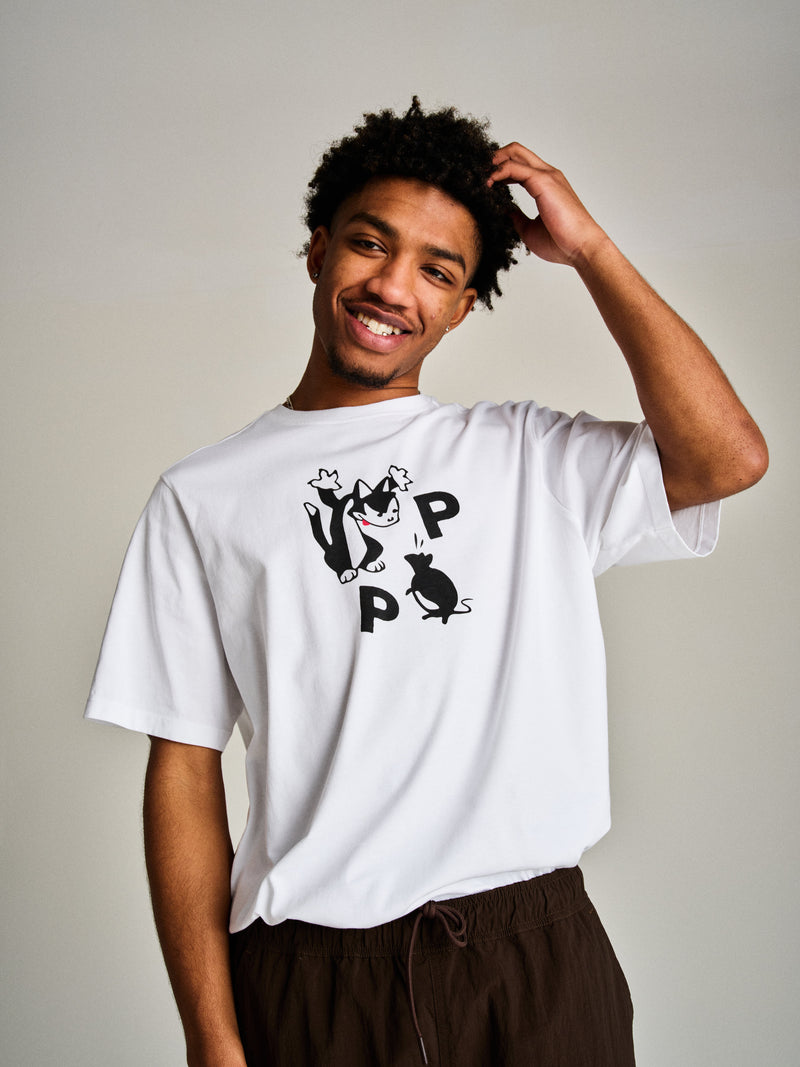 Pop Catch T-Shirt White